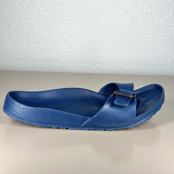 Women's Birkenstock Blue Madrid Eva Slip On Sandals Slides US Size 8-8.5 EU 39 - Picture 8 of 15